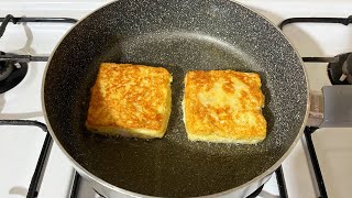Just add eggs with bread /it’s so delicious and easy! One pan egg toast recipe.