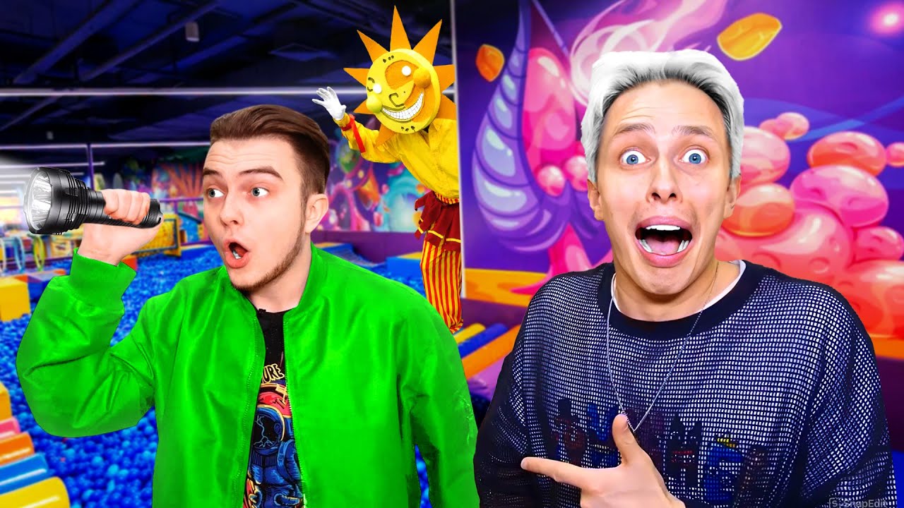 FNAF Security Breach nella vita reale: SUN ANIMATRONIC e MOON'S ANIMATRONIC un PARCO DI TRAMPOLINI !