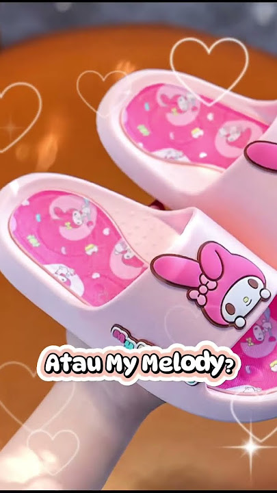 Sendal Kuromi & My Melody Gemes🤩 #sendal #kuromi #mymelody #sendalwanita #shorts