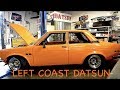 LEFT COAST DATSUN! Chuck and his sweet Datsun shop!