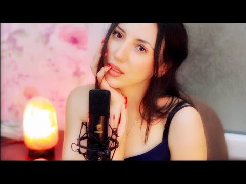 ASMR Close Up Whisper & Kiss Sounds🌙Guided Relaxation  NEW MIC Tonor TC20