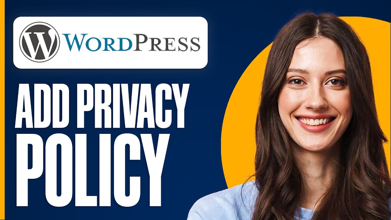 How to Add a Privacy Policy in WordPress (Easy) - YouTube