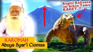 Karomah Abuya Syar'i Ciomas. Giant reptiles witnessed by his students