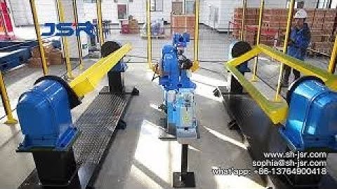 Arc welding two-working position single axis positioner workstation