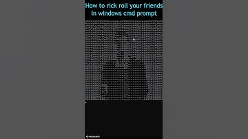 How to rickroll your friends in cmd prompt windows #rickroll #funny #pranks #cmdprompt #steakwad
