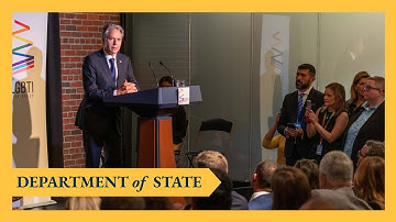 Secretary Blinken delivers remarks at a United Nations LGBTI Core Group Event