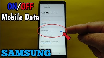 How to Turn ON or OFF Mobile Data on Samsung Galaxy A01 Core