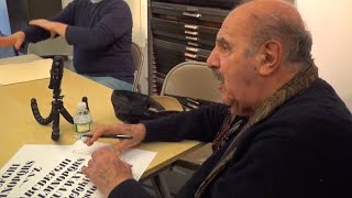 Type Crit with John Downer & Ed Benguiat - 2015 April 20 - Type Directors' Club - New York City, NY