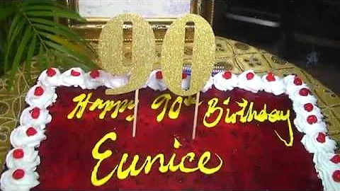Eunice White 90th Brithday Party