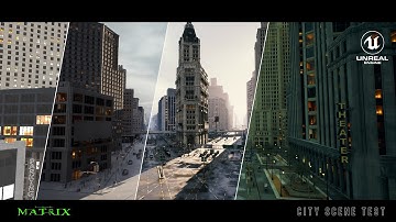 The Matrix Awakens: Unreal Engine 5 City Sample Scene Test  | Matrix Game | Unreal Engine Demo