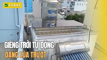 Giếng Trời Tự Động Thông Minh Dạng Trượt, Điều Khiển Từ Xa ✅ Funas