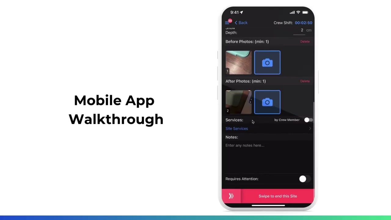 Mobile App Walkthrough