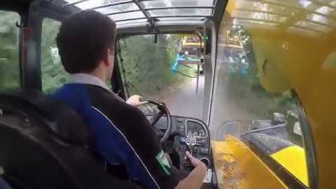 JCB 536-60 hauling bales