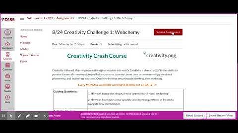How to submit an assignment in Canvas/file upload