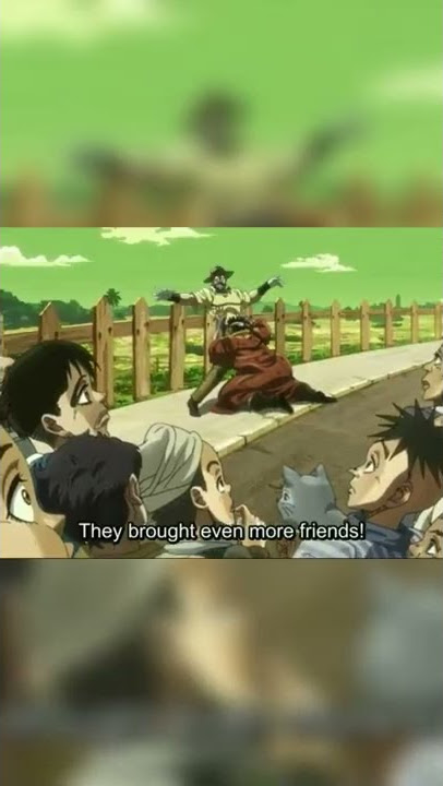 joestar and avdol stuck funny moment #jojobizarreadventure #jojosbizarreadventure