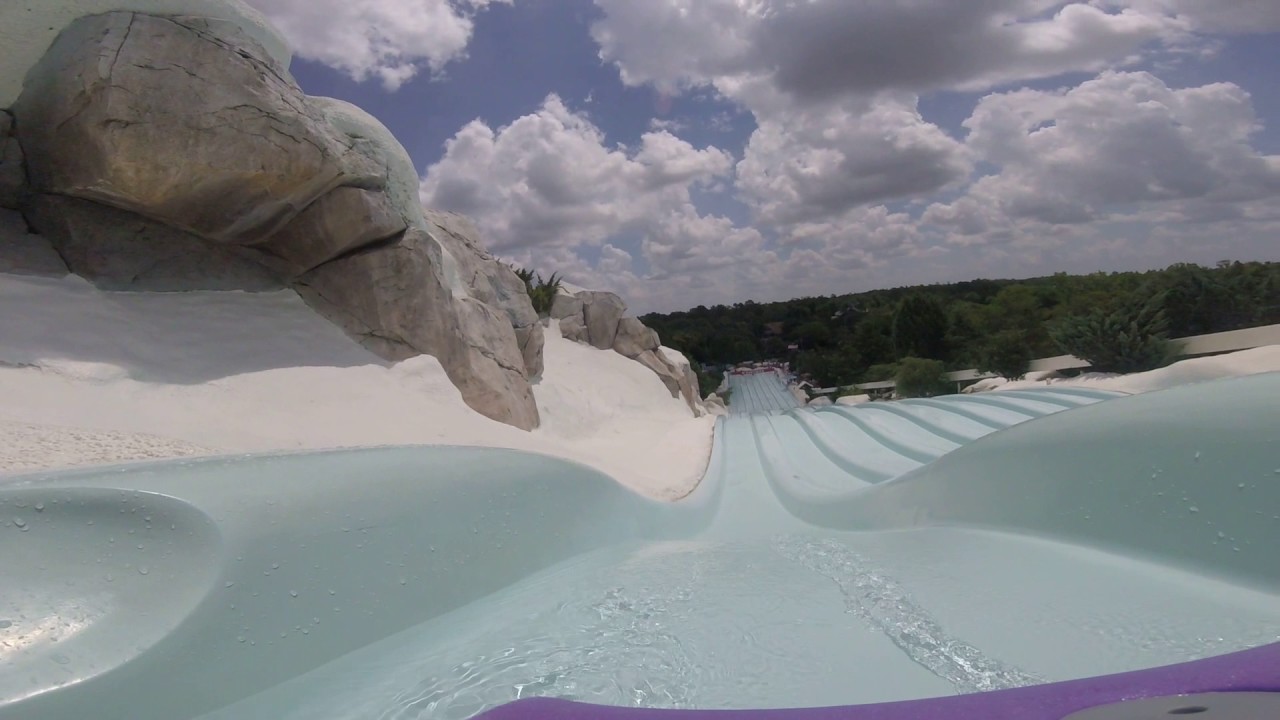 Toboggan Racers at Blizzard Beach in Walt Disney World in Orlando with