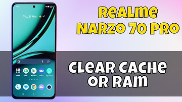 Clear Cache or Ram Realme Narzo 70 Pro || How to clear cache | cache settings | How to set ram cache