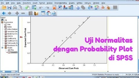 Uji Normalitas Probability Plot di SPSS