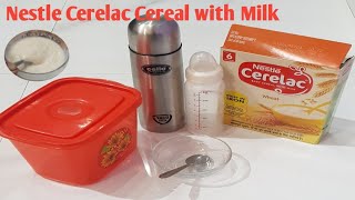How to mix Nestle Cerelac Cereal with milk@ 6 to 11 months babies...