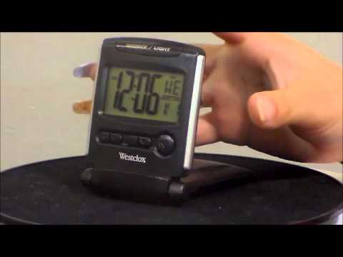 Westclox 70228 Folding Travel Alarm Clock With Day And Date Display You Westclox 70228 Folding Travel Alarm, Westclox Digital Alarm Clock Instructions