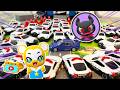 【おもちゃ】パトカー40台緊急出動バグリンを追え！バスを探そう★はたらくくるま★乗り物 いっぱい 子供向け知育動画★赤ちゃん喜ぶアニメ,Tomica Cars