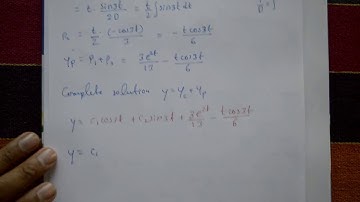 Advanced calculus & numerical methods Cauchy
