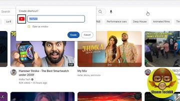 How to install YouTube Web App on Windows 11 From Chrome
