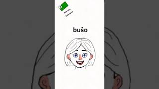 Bite-Size Esperanto. La vizaĝo (the face) #shorts