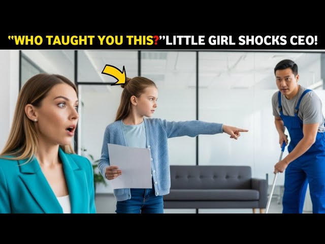 Who Taught You This Formula” — CEO Shocked as Little Girl Pointed to Her  Janitor Dad! - YouTube