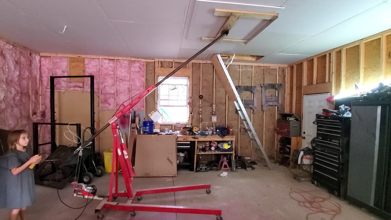 Homemade sheetrock hanging machine YouTube