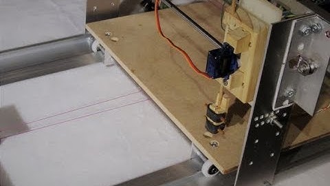 DIY 2 axis CNC with Arduino pt1:  Plotter - code, steppers motors, and frame