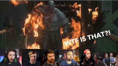 Let’s Players Reaction To The Super Tyrant/Mr. X | Resident Evil 2 (Remake)