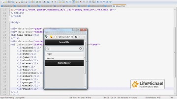 Search List in jQuery Mobile