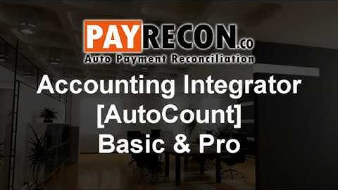 AutoCount Accounting Integrator 2020 (Basic & Pro)