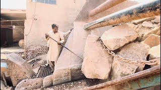 "Huge Rocks Crushing Process. Super Satisfying Stone Crushing Process by Jaw Crusher #rockcrusher"