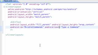 Android App Development for Beginners | 22 XML Introducting the EditText