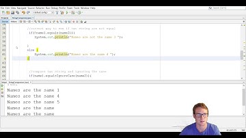 How to compare strings in Java using methods inside the string class 2019  - Beginner