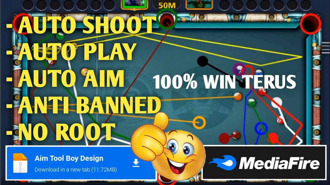 🔴 Cheat 8 Ball Pool 2023 Terbaru Garis Panjang Otomatis