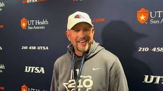 UTSA Head Coach Jeff Traylor Post Practice Interview 12.11.25