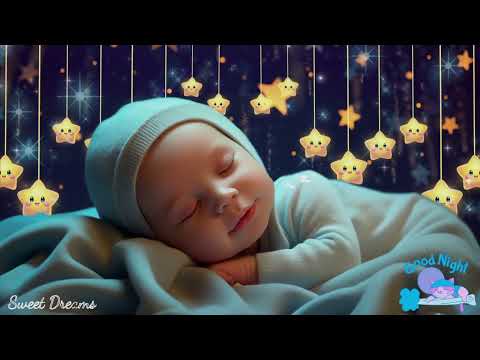 Baby Sleep Music 🎵 Baby Sleep Instantly in 3 Minutes💫 Beat Insomnia Fast 💕 Mozart & Brahms Lullabies