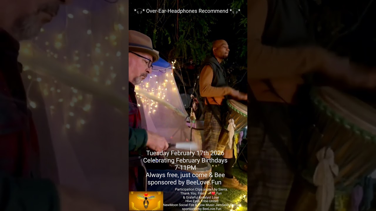 NewMoon PotLuck Video Flyer February 17th 2026