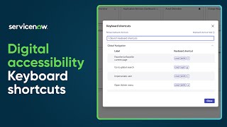 Next Experience keyboard shortcuts