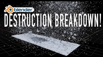 Street Destruction in Blender 3d: VFX Breakdown ft. KHAOS add-on Destruction Tools