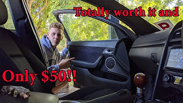 ALCANTARA DOOR CARD MODIFICATION || VE COMMODORE