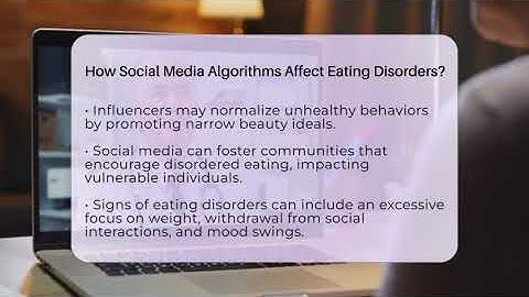 How Social Media Algorithms Affect Eating Disorders? - Eating Disorder Support Hub