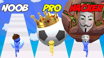 Snowball Run - NOOB vs PRO vs HACKER