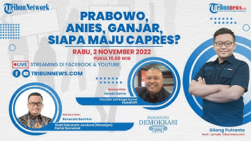 🔴 PANGGUNG DEMOKRASI: Prabowo, Anies, Ganjar, Siapa Maju Capres?