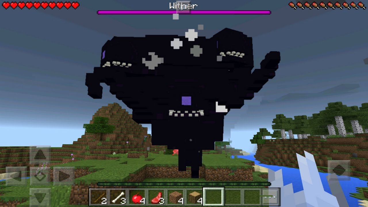 how to wither storm in minecraft pe