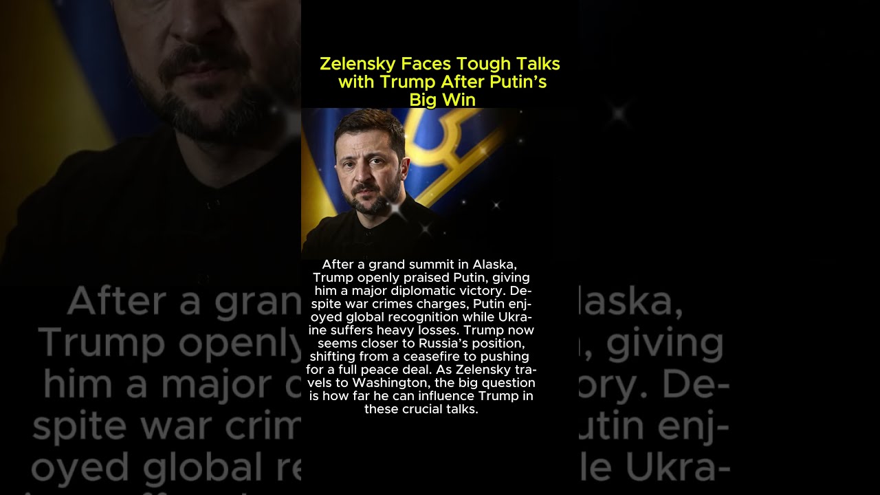 Zelensky Faces Tough Talks With Trump After Putin S Big Win Trumpputin Ukrainewar