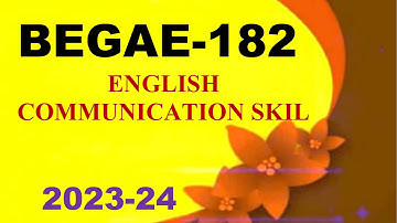 BEGAE-182 Solved Assignment||2023-24||For July 2023 and January 2024 Session